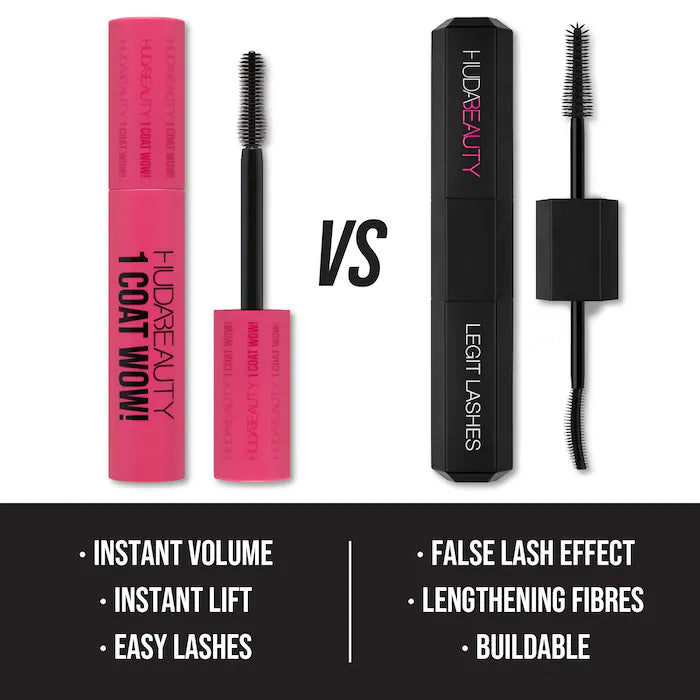 HUDA BEAUTY
1 Coat WOW! Extra Volumizing and Lifting Mascara