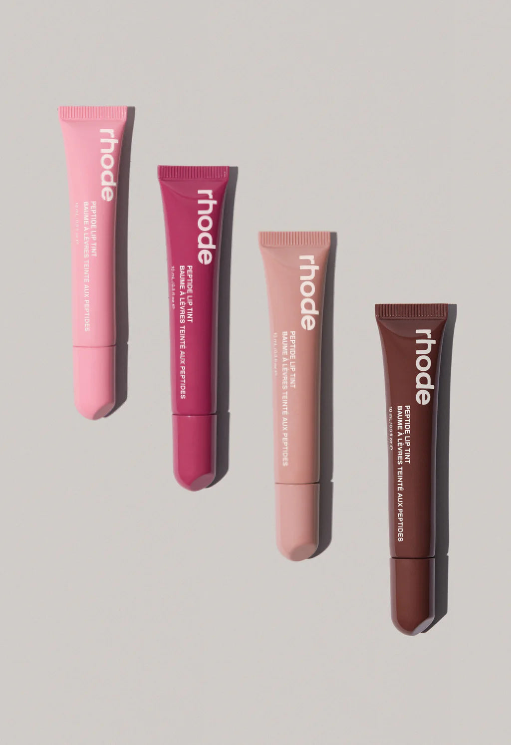 the peptide lip tints - ALL FOUR SHADES TOGETHER