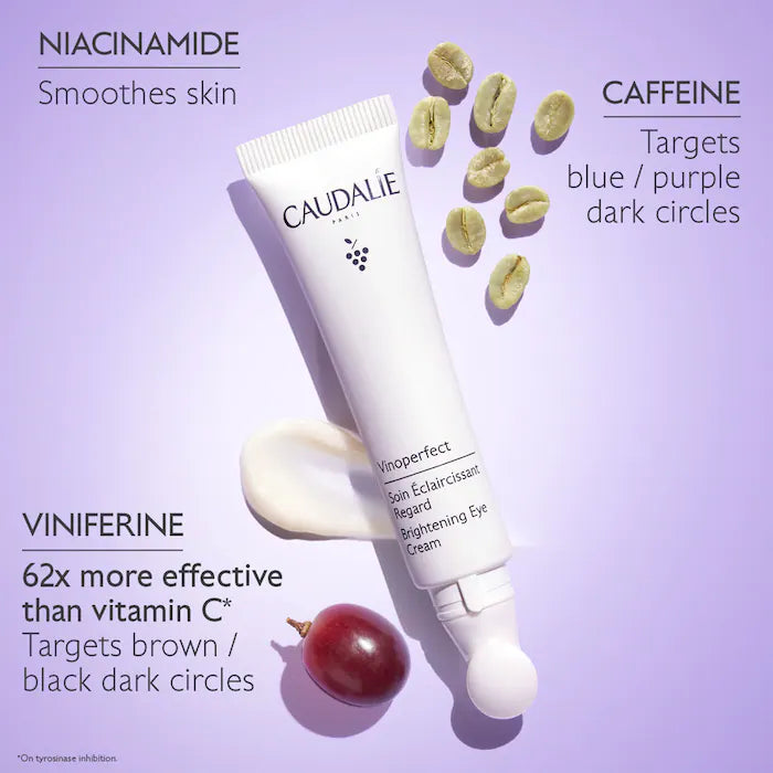 Caudalie
Vinoperfect Dark Circle Brightening Eye Cream with Niacinamide