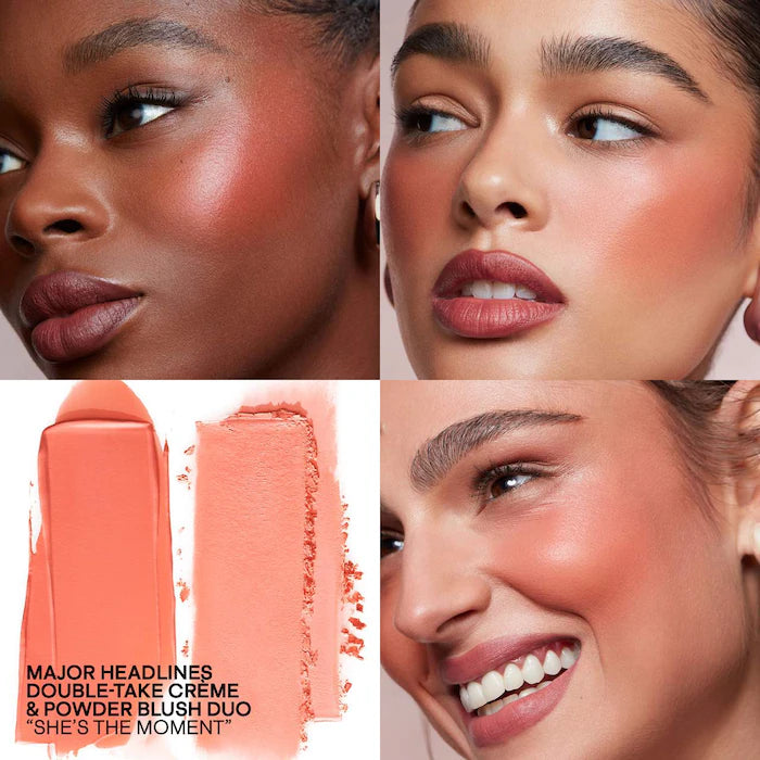 Major Headlines Double-Take Crème & Powder Blush Duo