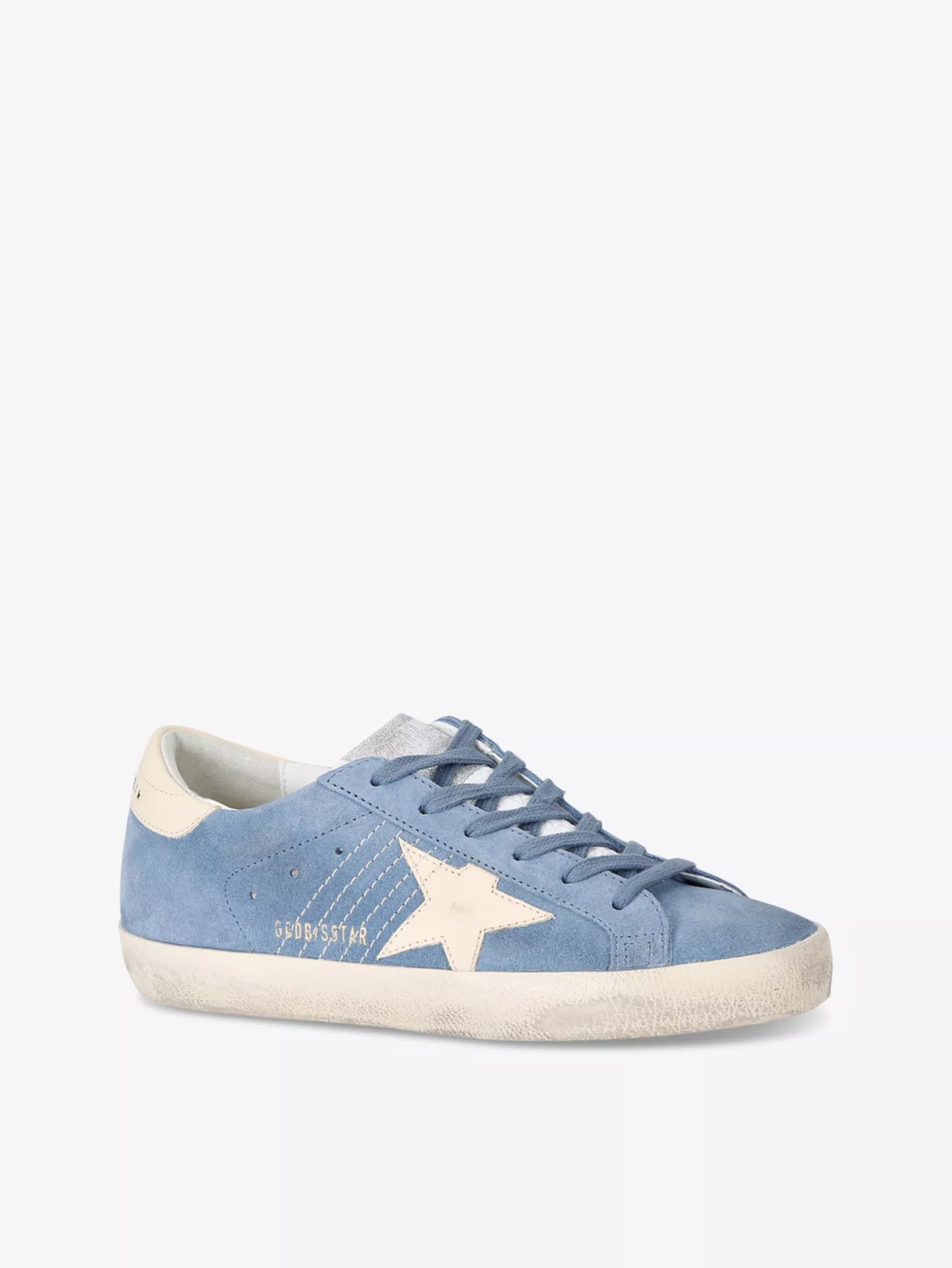 GOLDEN GOOSE
Women's Superstar 5086 star-embroidered leather low-top trainers