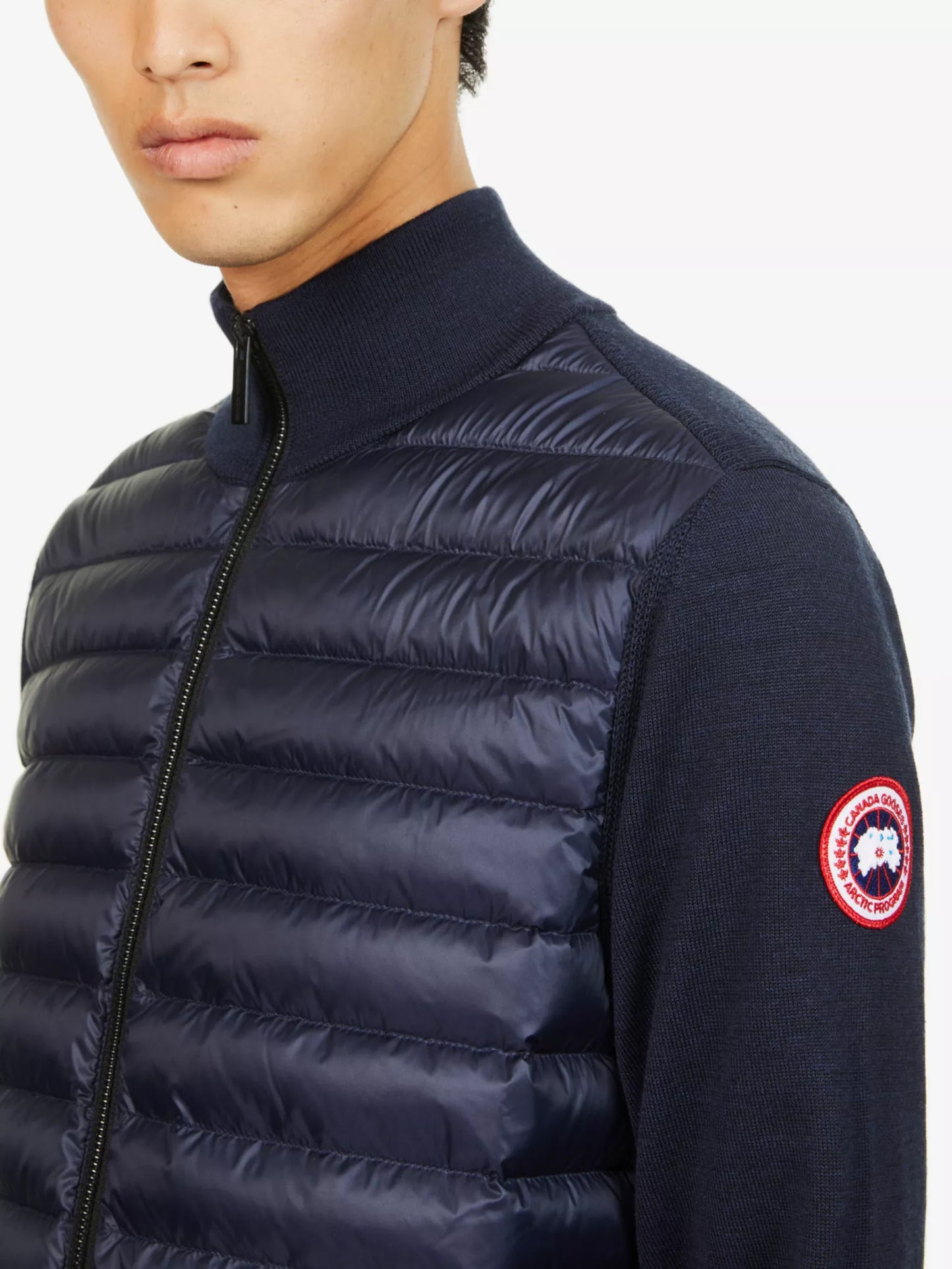 CANADA GOOSE
Hybridge funnel-neck regular-fit wool-down jacket