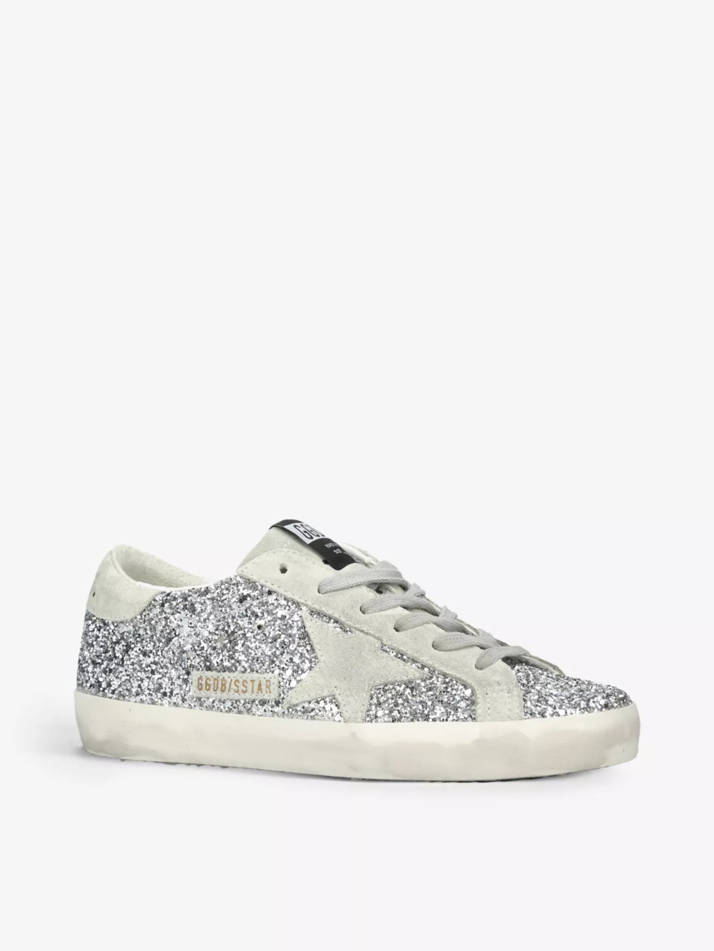 GOLDEN GOOSE
Super Star suede-star glitter-embellished trainers